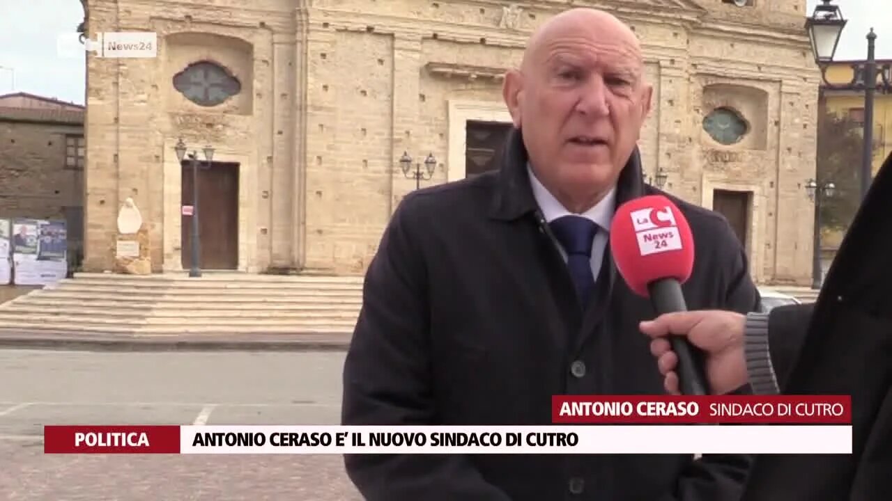 Antonio Ceraso e’ il nuovo sindaco di Cutro