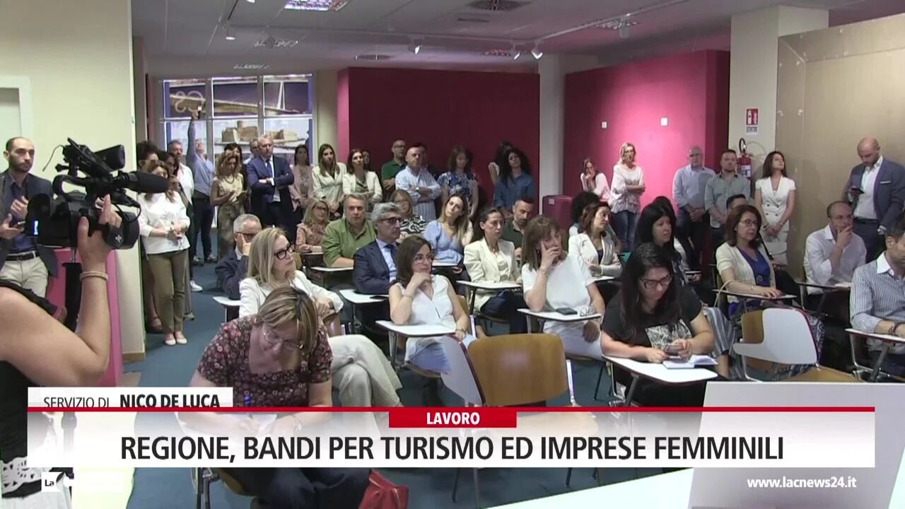 Regione, bandi per turismo ed imprese femminili