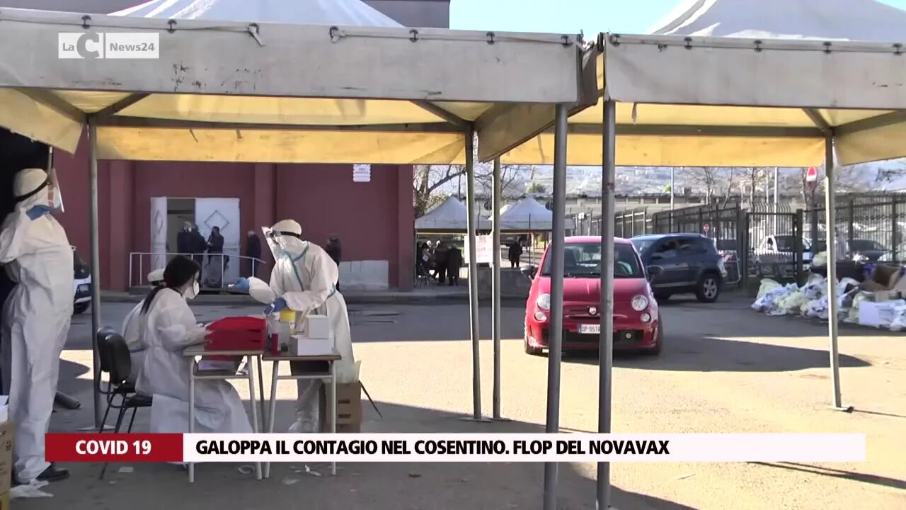 Galoppa il contagio nel cosentino. Flop del Novavax