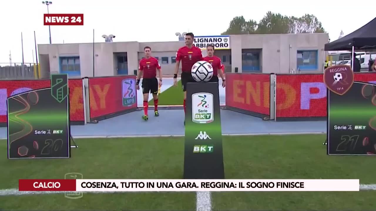 Cosenza, tutto in una gara. Reggina il sogno finisce