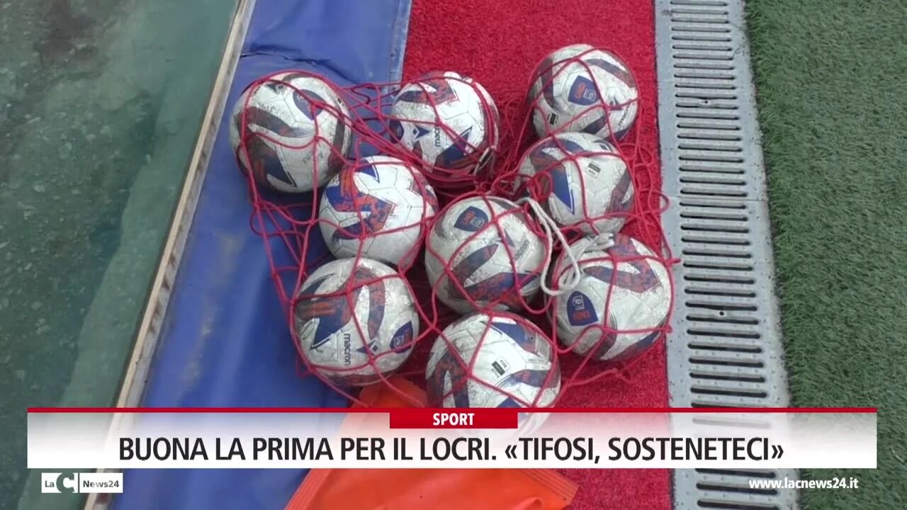Buona la prima per il Locri. «Tifosi, sosteneteci»
