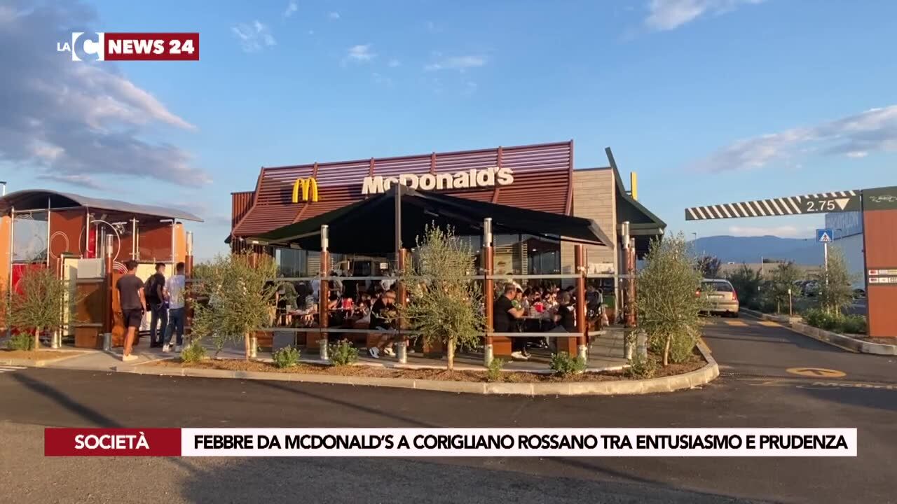 Febbre da McDonald’s a Corigliano Rossano tra entusiasmo e prudenza