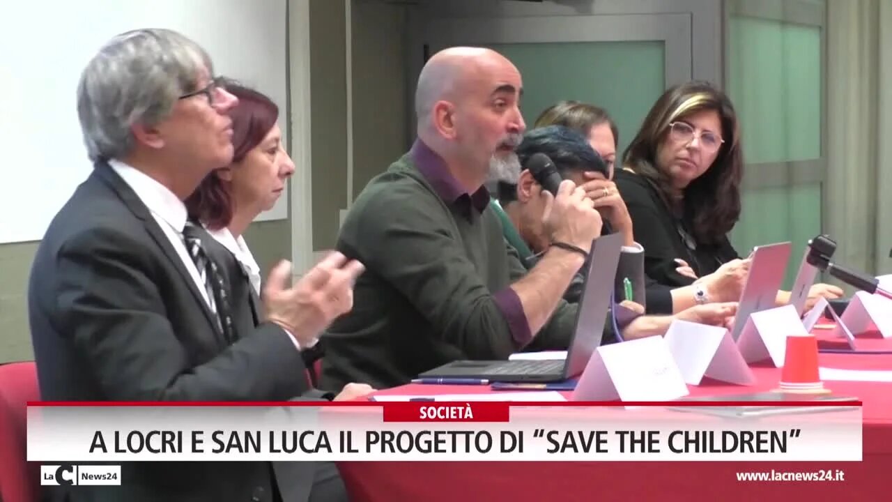 A Locri e San Luca il progetto di “Save the children”