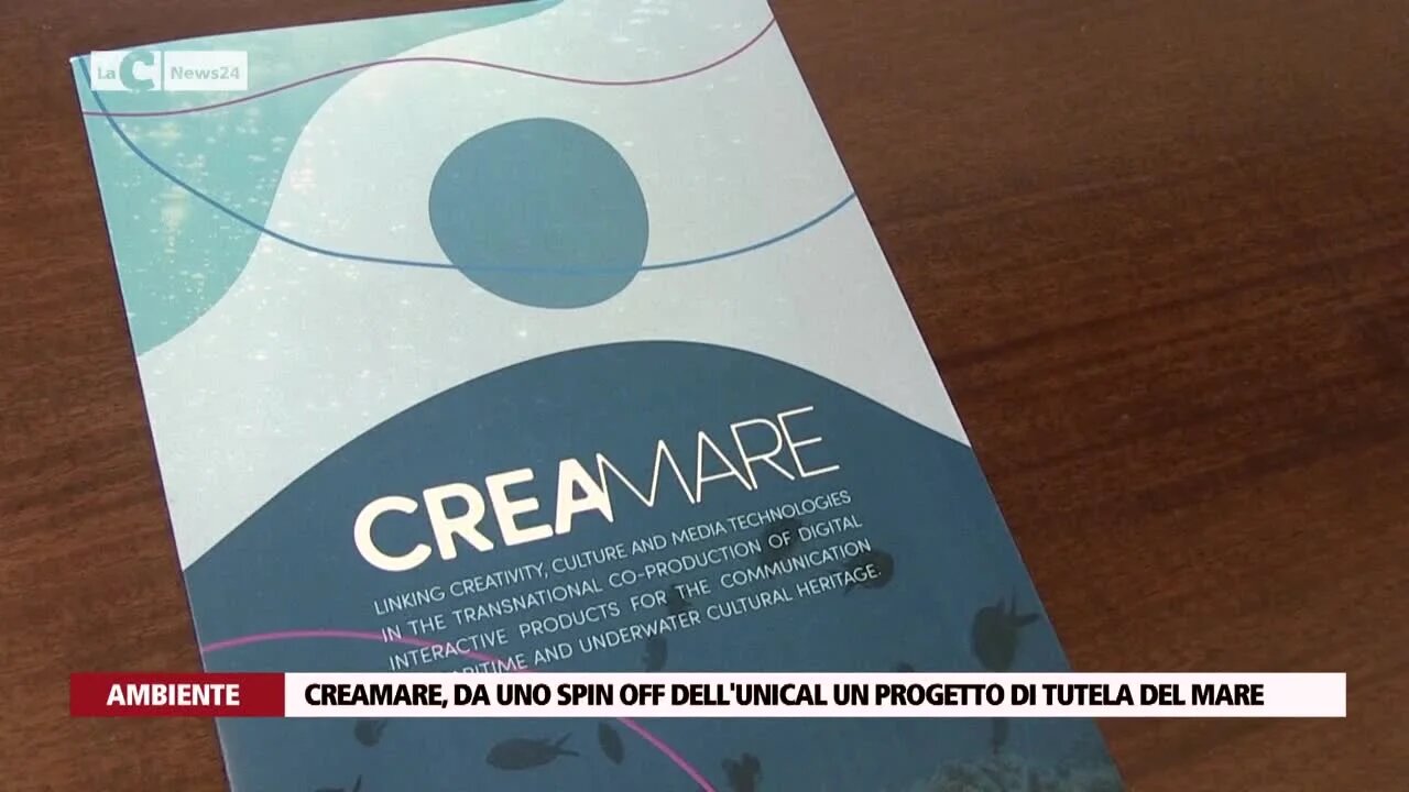 Creamare, da uno spin off dell'unical un progetto di tutela del mare