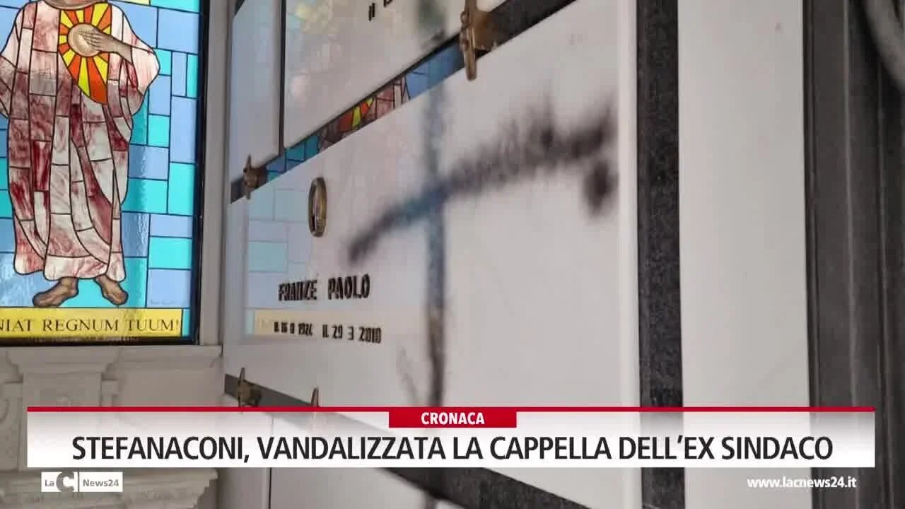 Stefanaconi, vandalizzata la cappella dell’ex sindaco