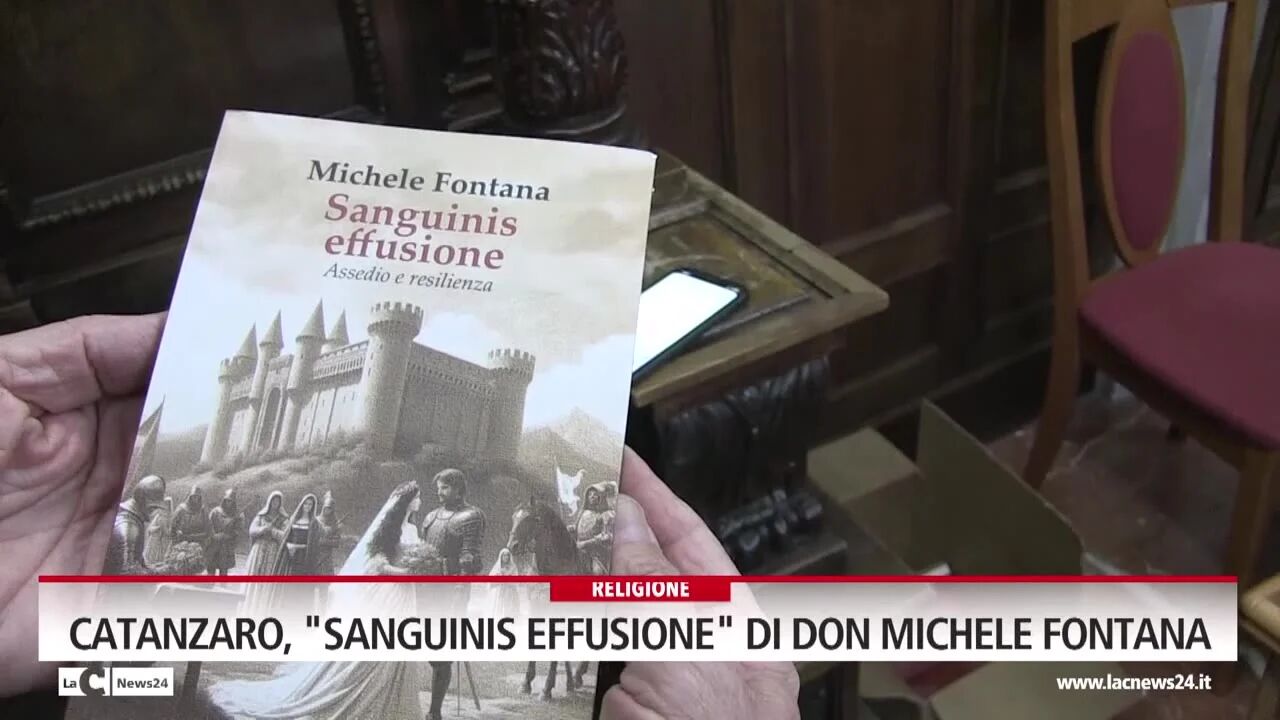 Catanzaro, "Sanguinis effusione" di Don Michele Fontana