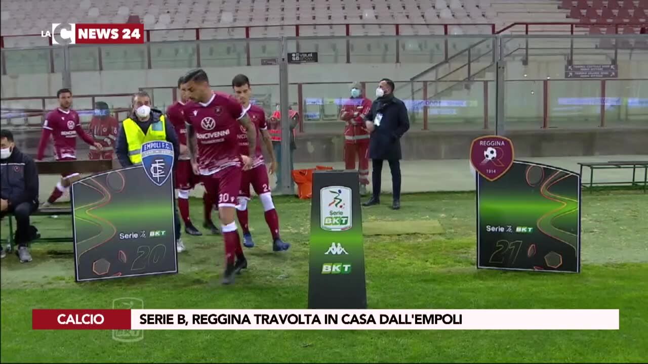 Serie B, Reggina travolta in casa dall'Empoli