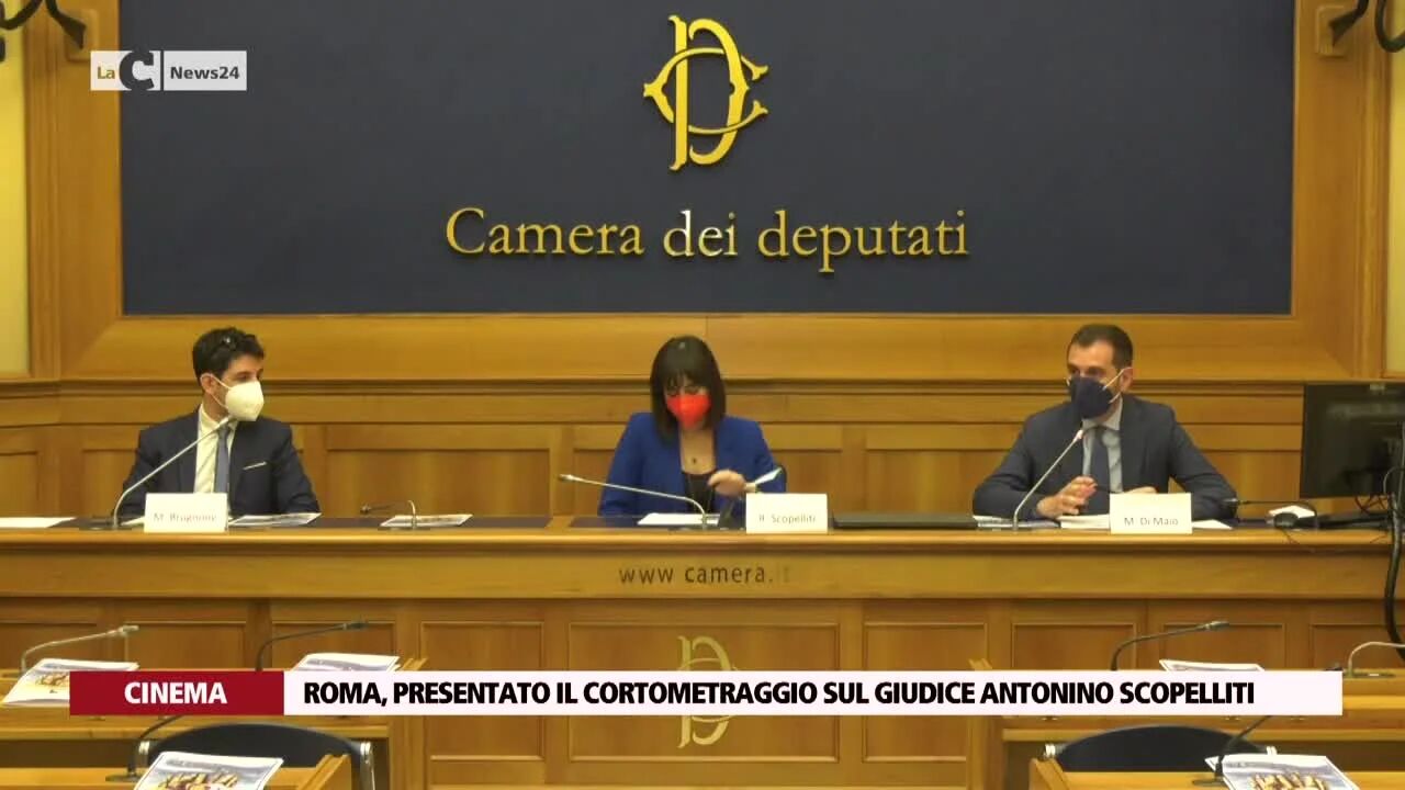Roma, presentato il cortometraggio sul giudice Antonino Scopelliti