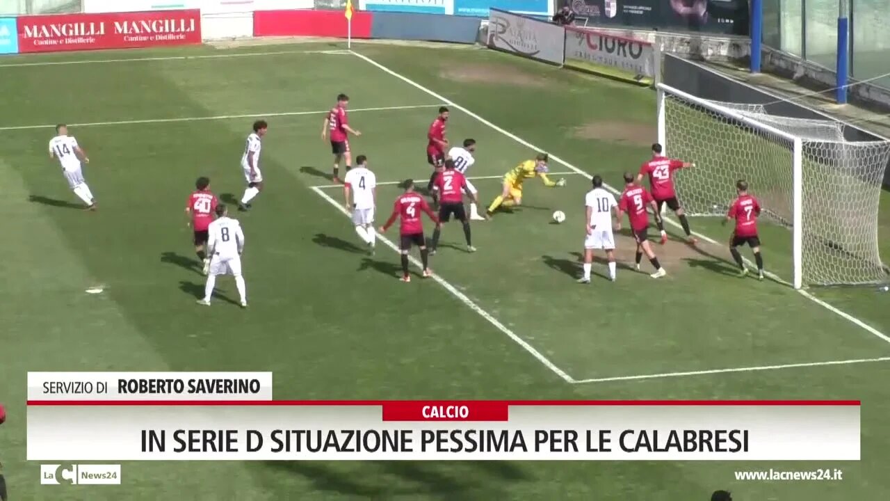 In Serie D situazione pessima per le calabresi