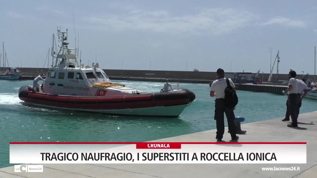 Tragico naufragio, i superstiti a Roccella Ionica