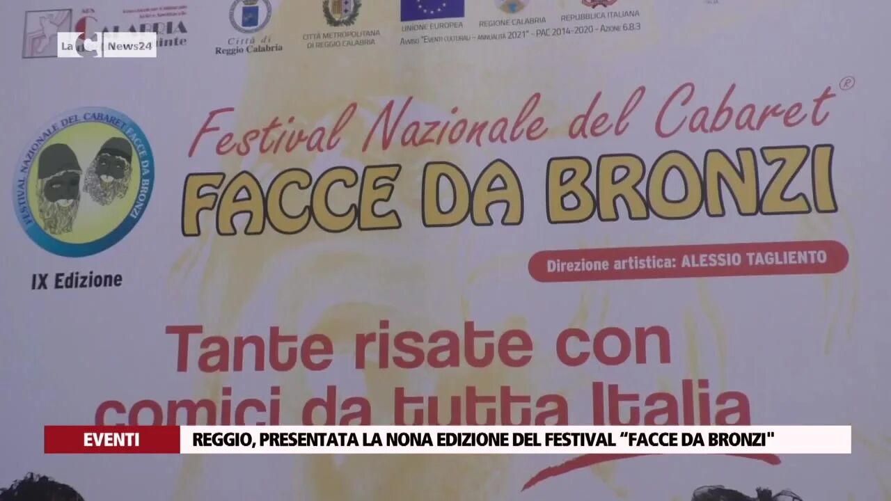 Reggio, presentata la nona edizione del festival "Facce da bronzi"