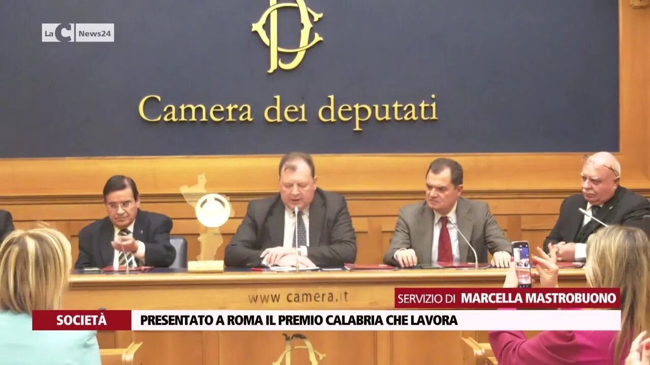 Presentato a Roma il premio Calabria che lavora