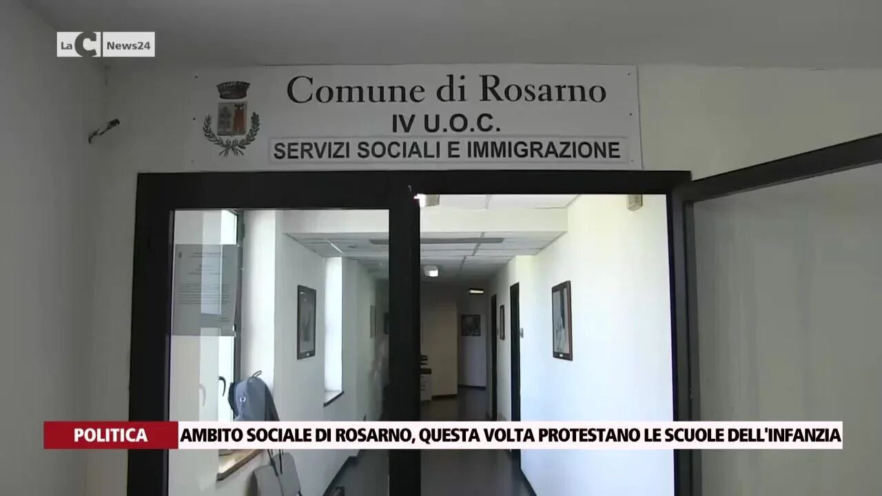 Ambito sociale di Rosarno, questa volta protestano le scuole dell'Infanzia