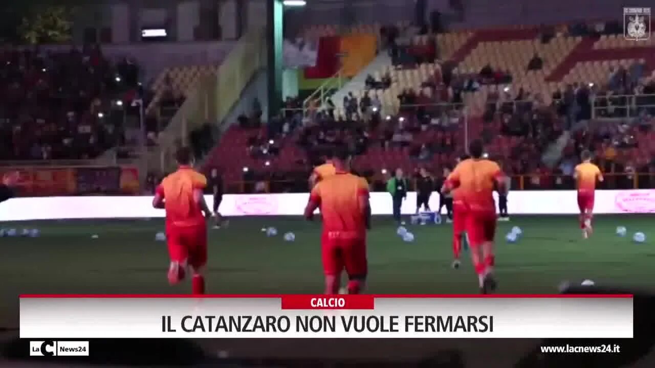 Il Catanzaro non vuole fermarsi