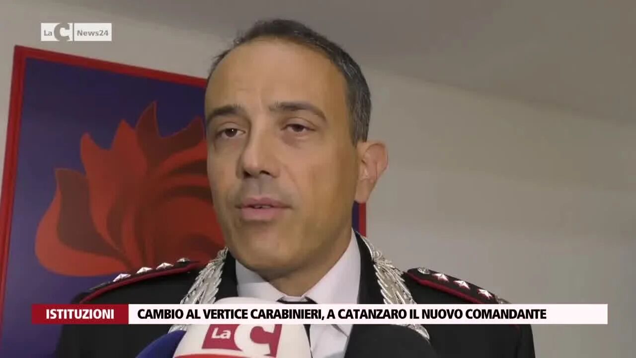 Cambio al vertice carabinieri, a Catanzaro il nuovo comandante