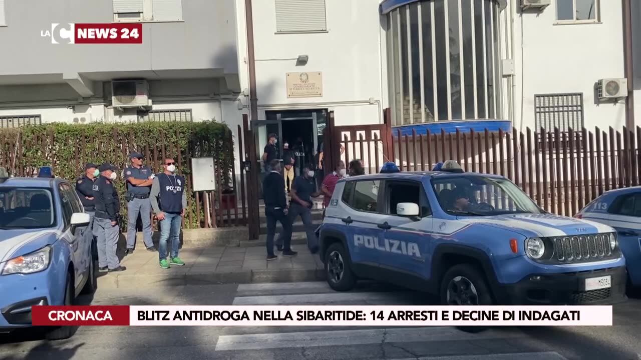 Blitz antidroga nella sibaritide, 14 arresti e decine di indagati