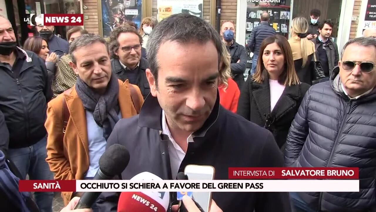 Occhiuto si schiera a favore del green pass
