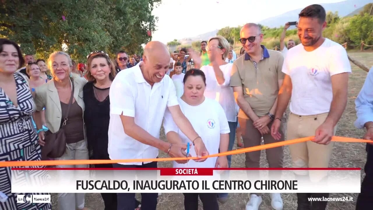 Fuscaldo, inaugurato il centro Chirone