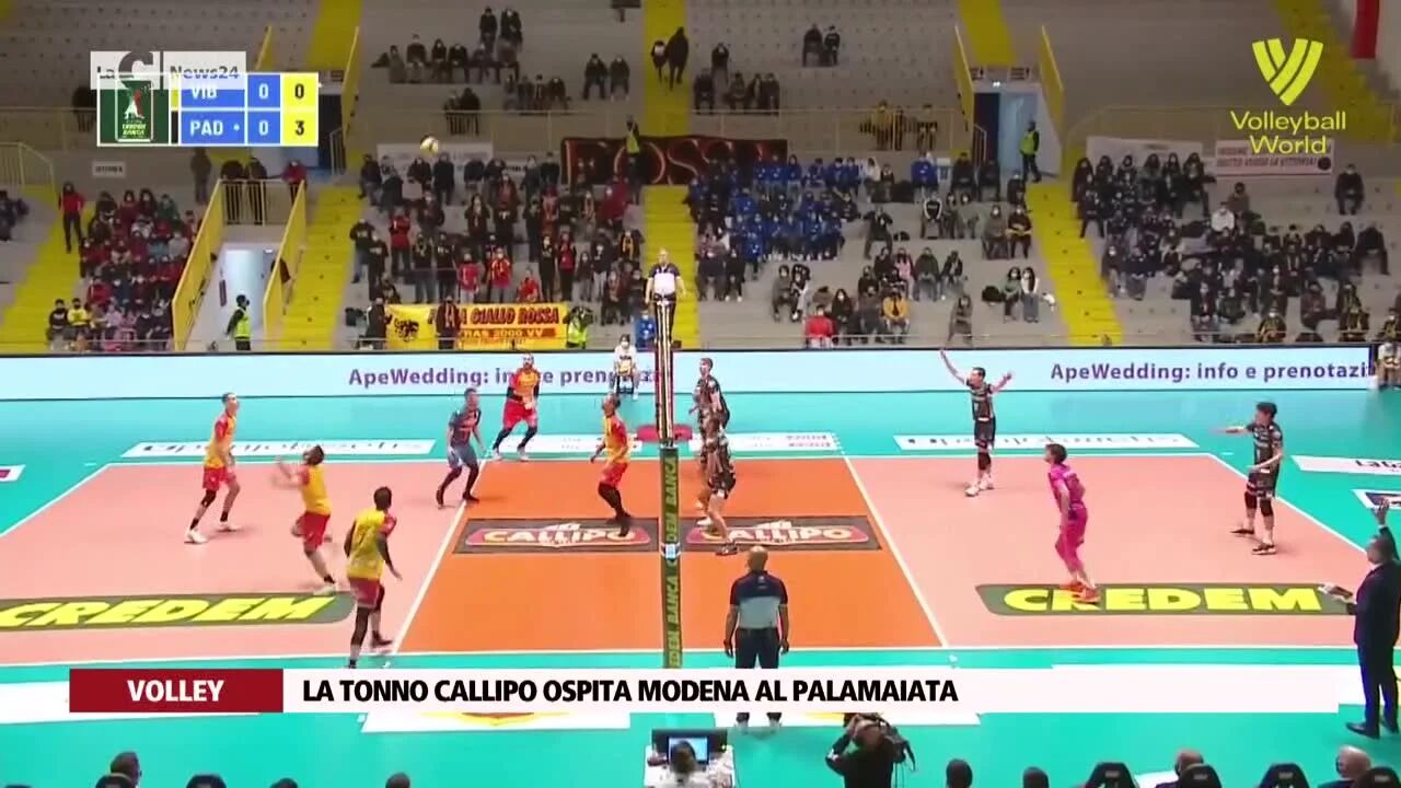 La Tonno Callipo ospita Modena al Palamaiata