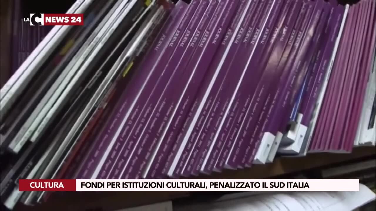Fondi per istituzioni culturali, penalizzato il Sud Italia