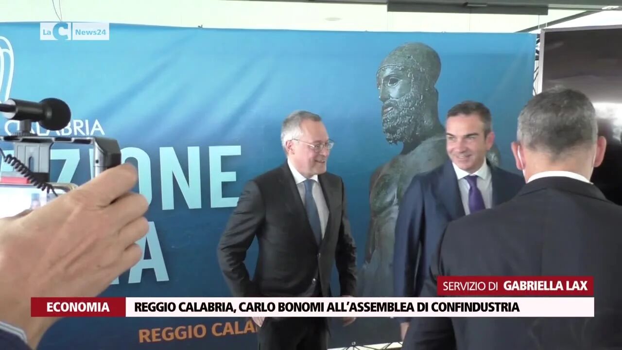 Reggio Calabria, Carlo Bonomi all’assemblea di confindustria