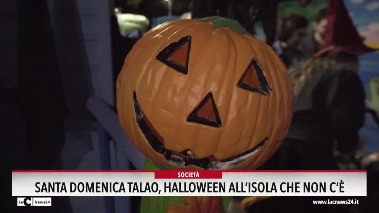 Santa Domenica Talao, Halloween all'isola che non c'è