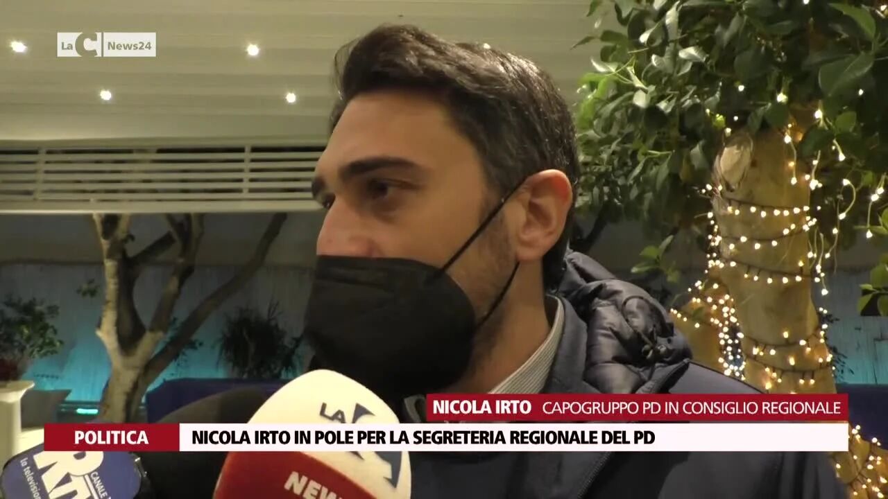 Nicola Irto in pole per la segreteria regionale del Pd