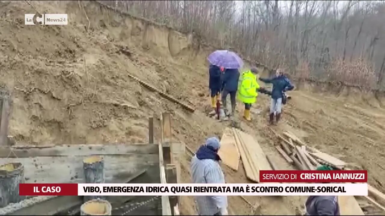 Vibo, emergenza idrica quasi rientrata ma è scontro Comune-Sorical