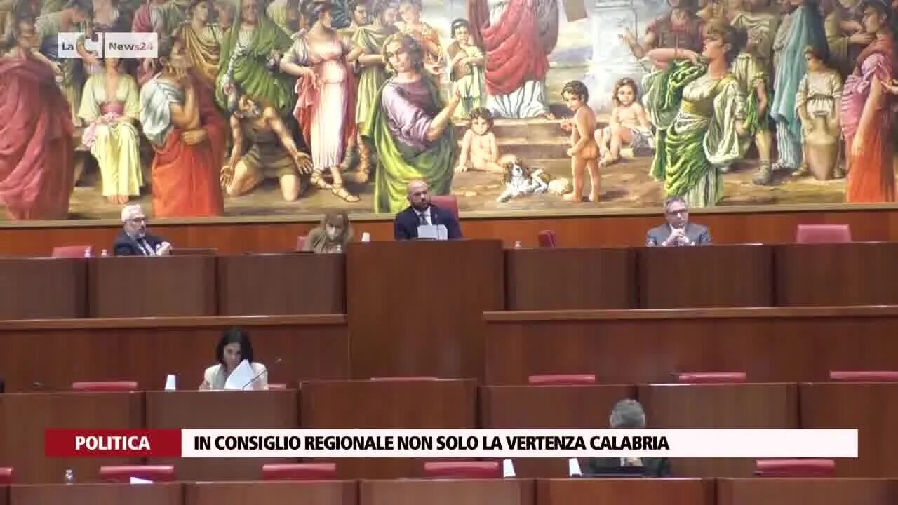 In Consiglio regionale non solo la vertenza Calabria