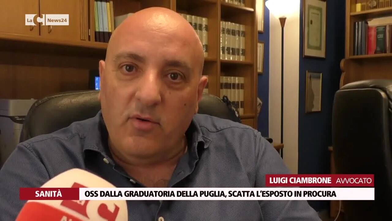 Oss dalla graduatoria della Puglia, scatta l’esposto in Procura