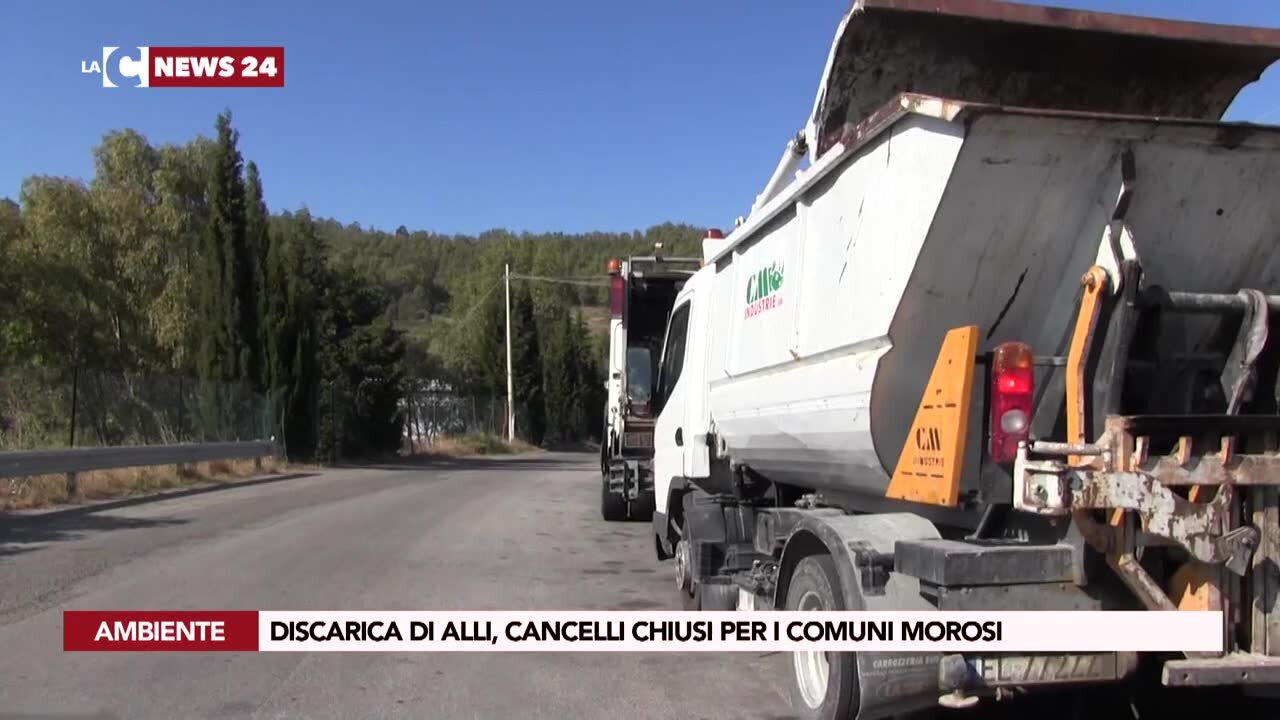 Discarica di Alli, cancelli chiusi per i comuni morosi