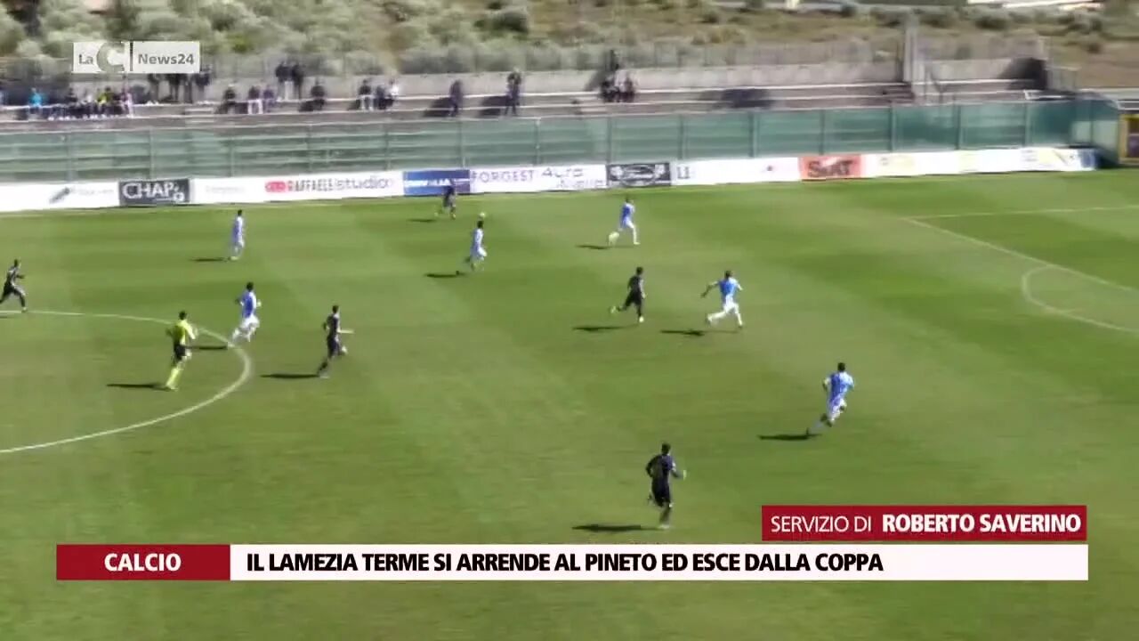 Il Lamezia Terme si arrende al Pineto ed esce dalla Coppa