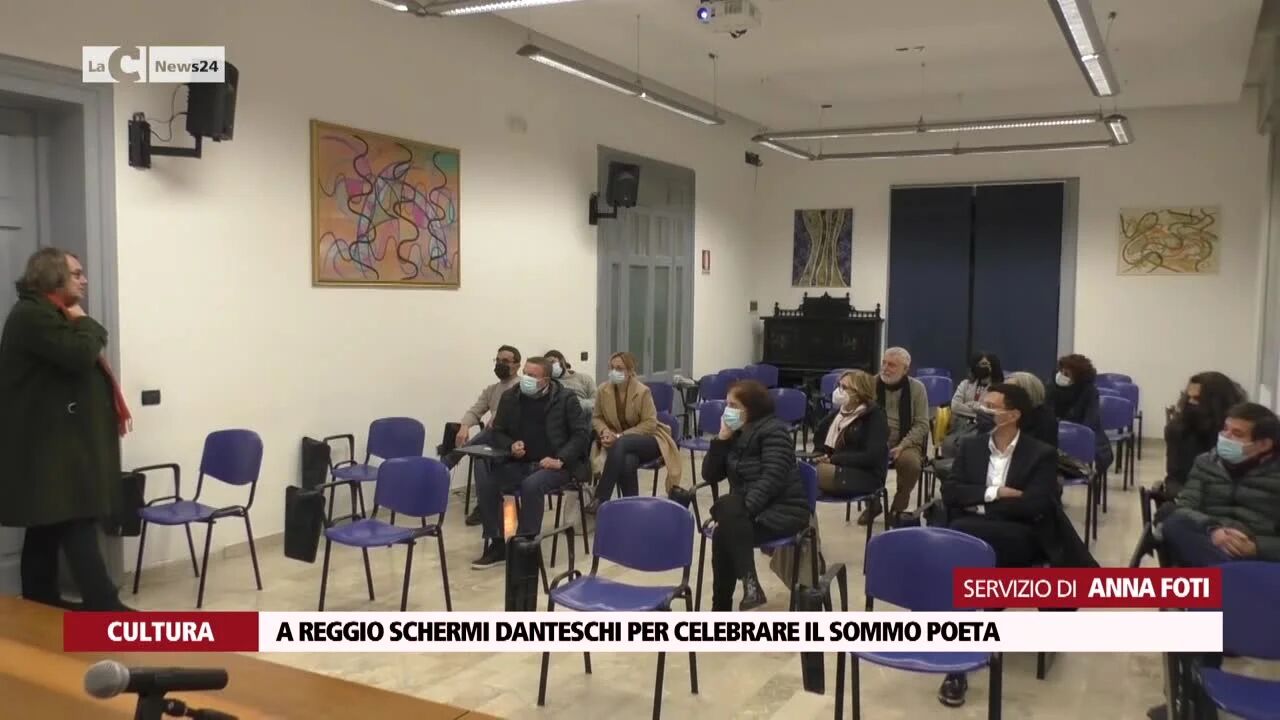 A Reggio schermi danteschi per celebrare il sommo poeta