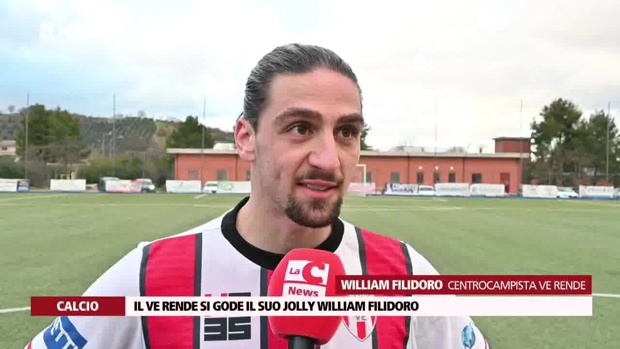 Il Ve Rende si gode il suo jolly William Filidoro