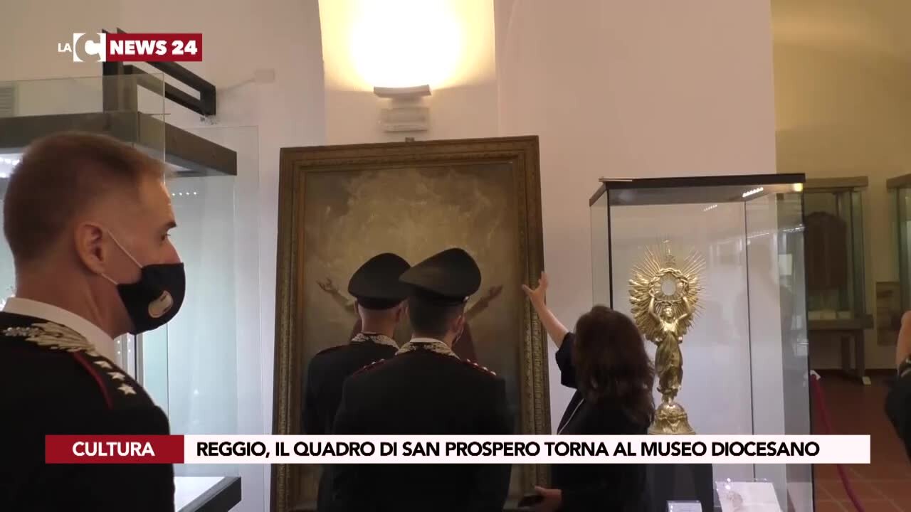 Reggio, il quadro di San Prospero torna al museo Diocesano