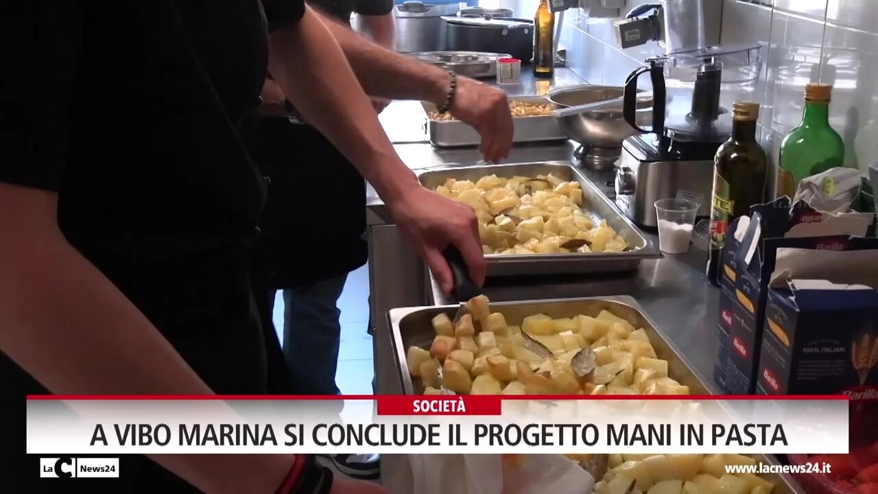 A Vibo Marina si conclude il progetto mani in pasta