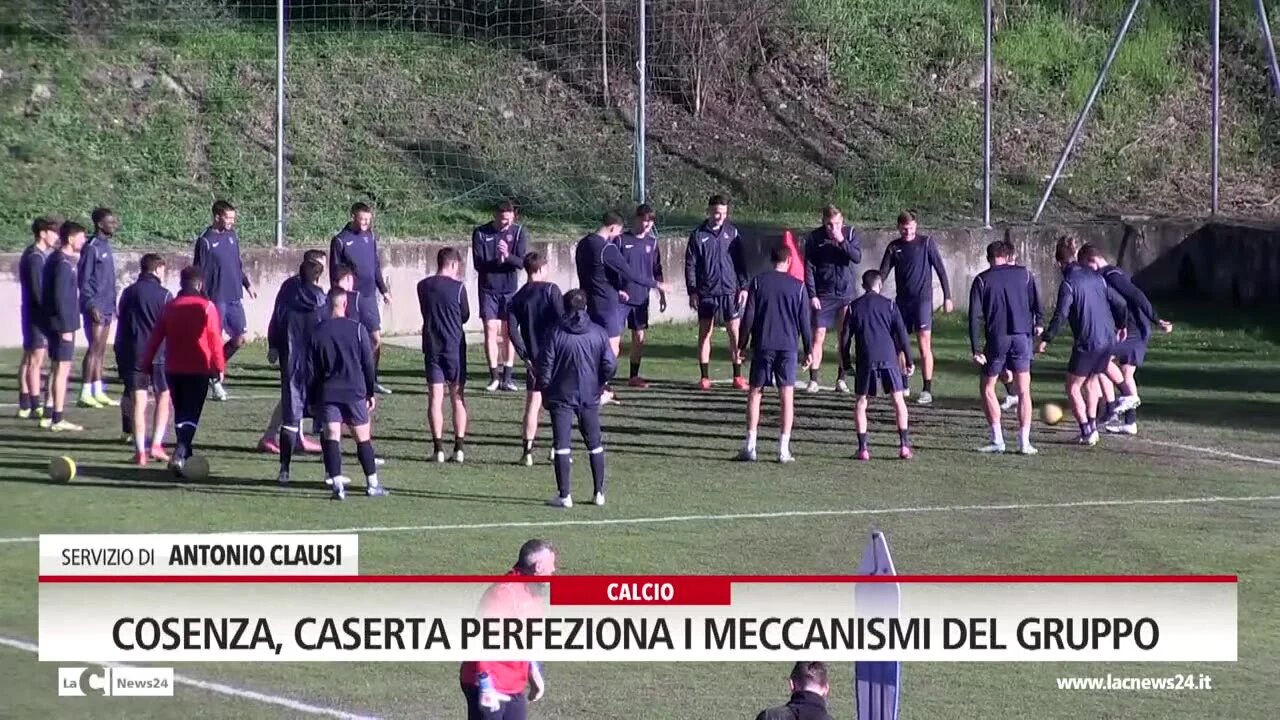 Cosenza, Caserta perfeziona i meccanismi del gruppo