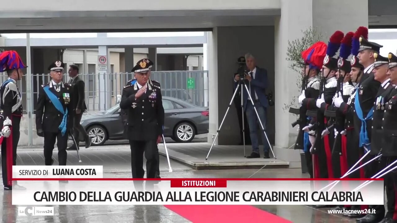 Cambio della guardia alla legione Carabinieri Calabria