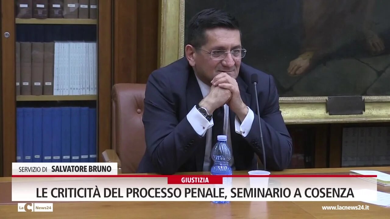 Le criticità del processo penale, seminario a Cosenza