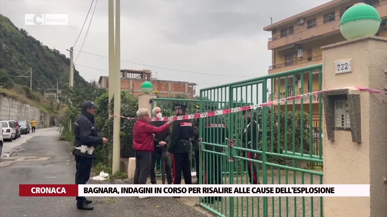 Bagnara, indagini in corso per risalire alle cause dell’esplosione