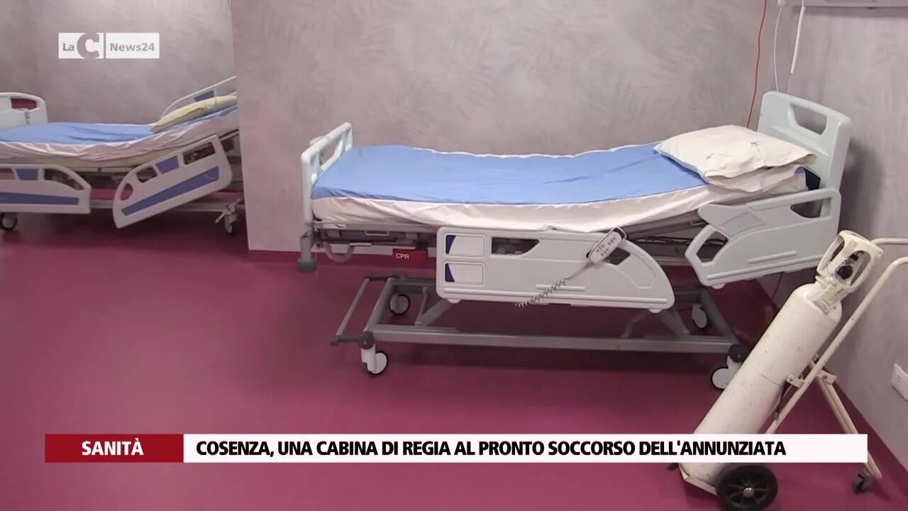 Cosenza, una cabina di regia al pronto soccorso dell'Annunziata