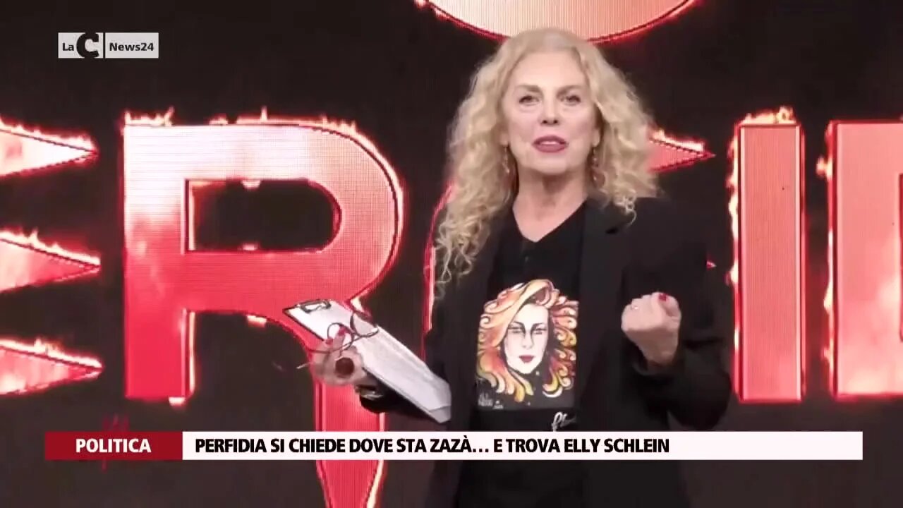 Perfidia si chiede dove sta Zazà… e trova Elly Schlein