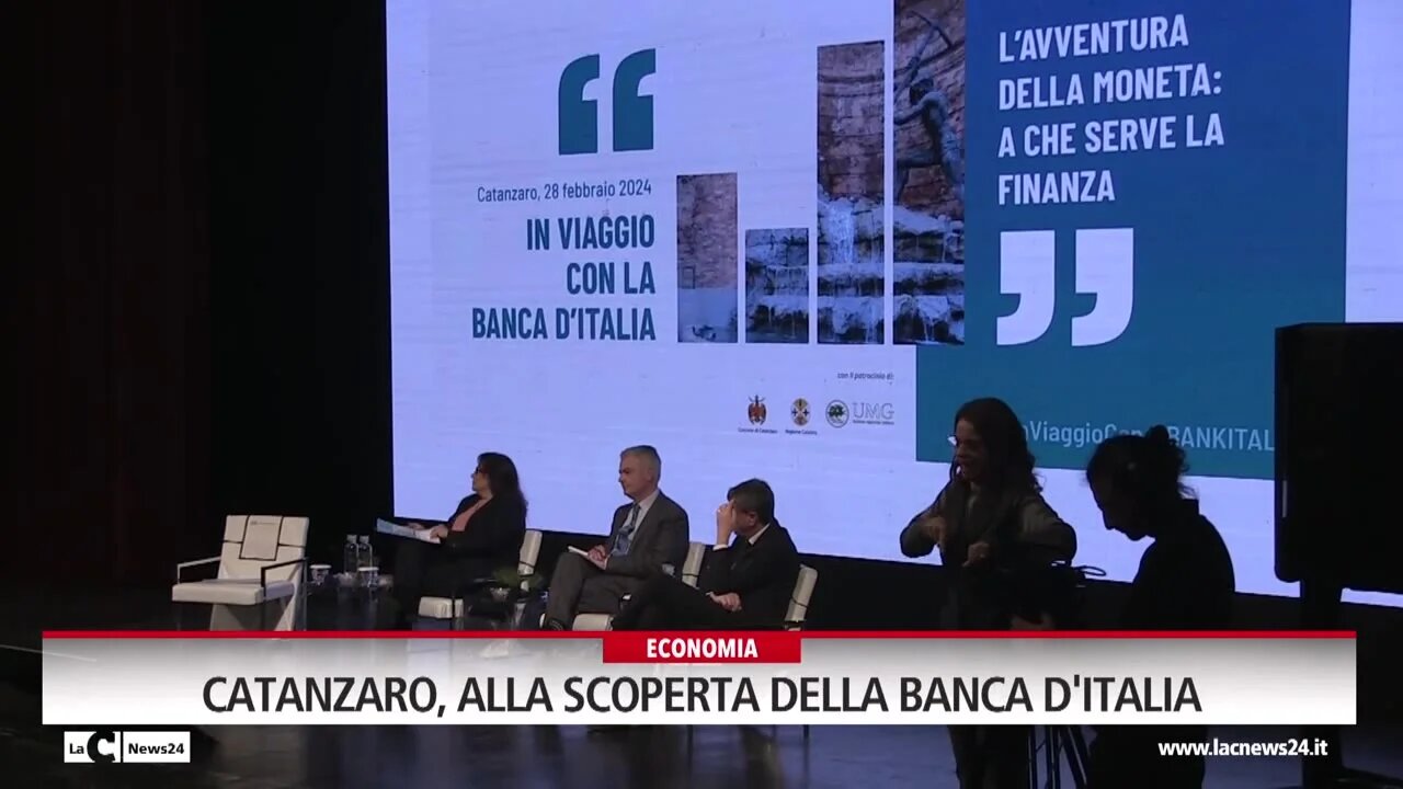 Catanzaro, alla scoperta della banca d'Italia