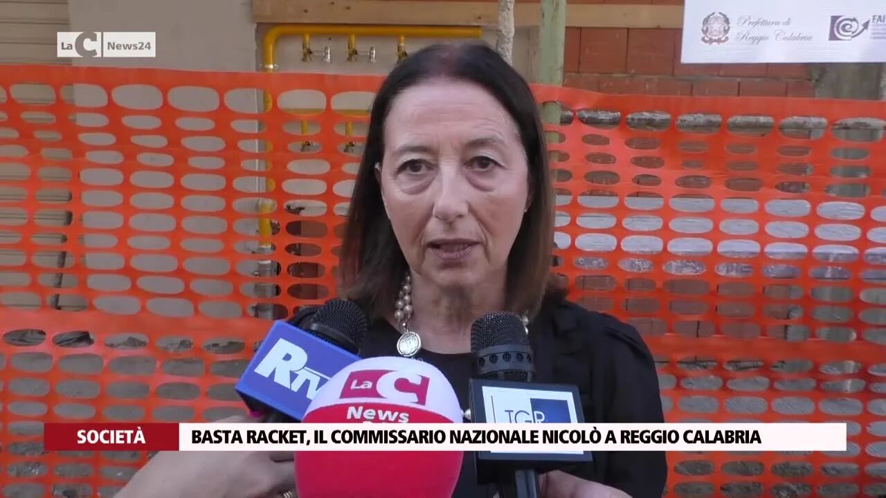 Basta racket, il commissario nazionale Nicolò a Reggio Calabria