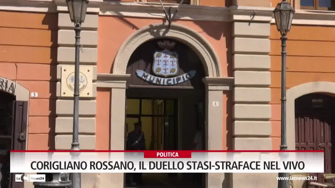 Corigliano Rossano, il duello Stasi-Straface nel vivo