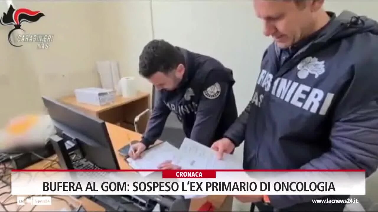 Bufera al Gom di Reggio Calabria: sospeso l’ex primario di oncologia