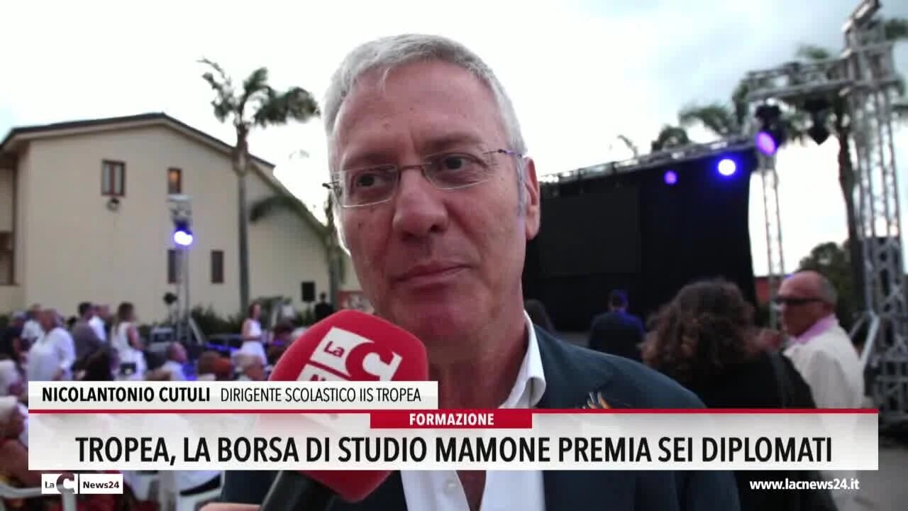 Costruisco il mio futuro, a Tropea la consegna delle borse di studio in memoria dell’imprenditore Mamone -Video