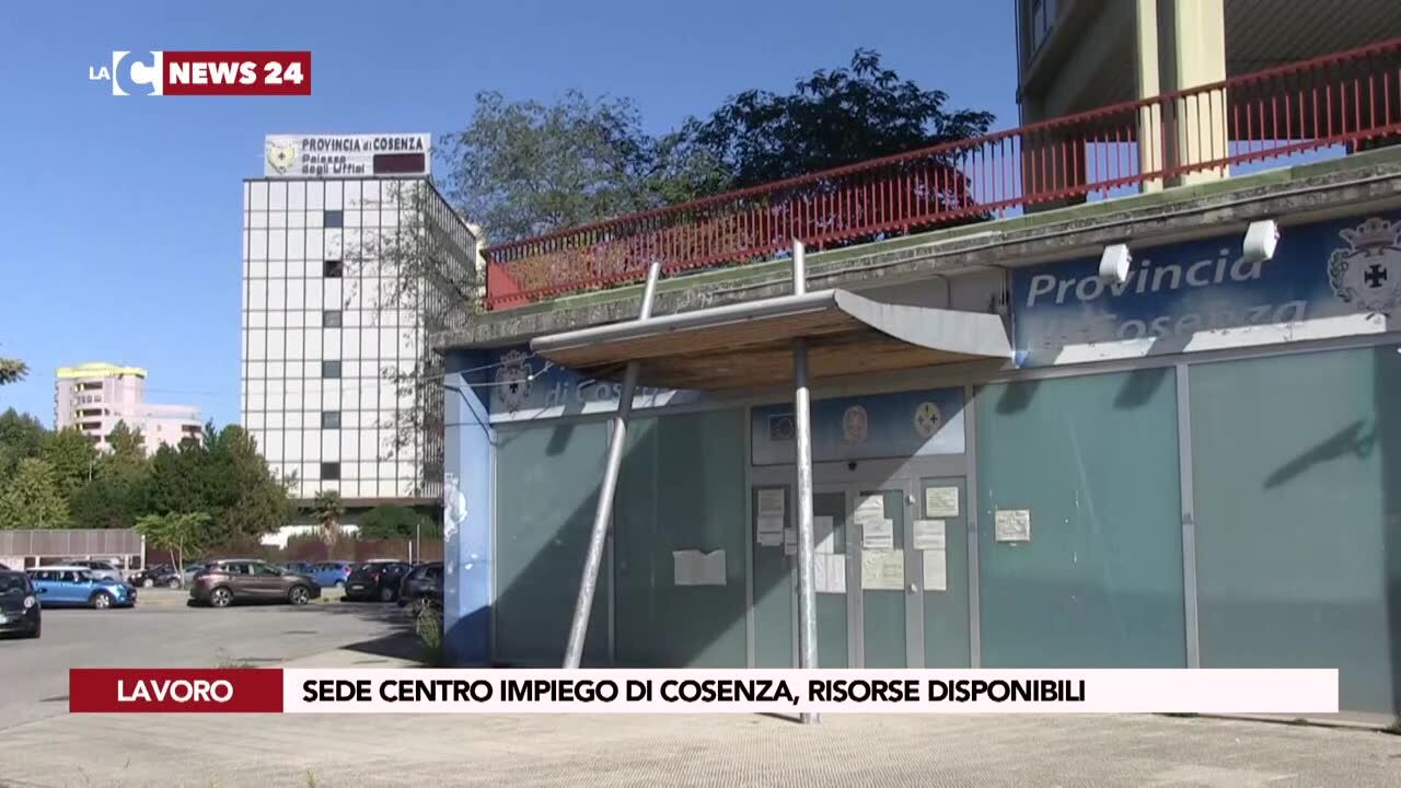 Sede Centro impiego di Cosenza, risorse disponibili