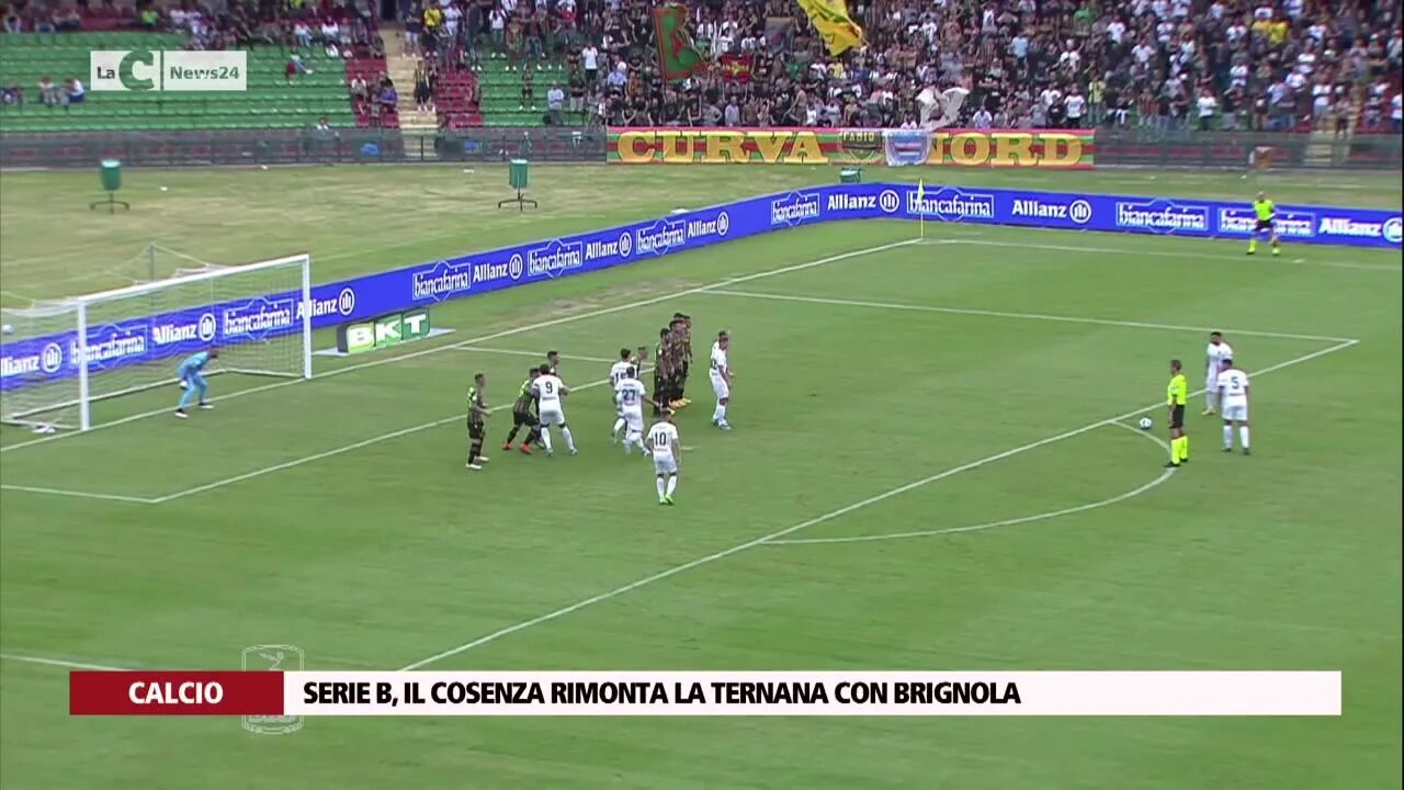 Serie B, il Cosenza rimonta la Ternana con Brignola