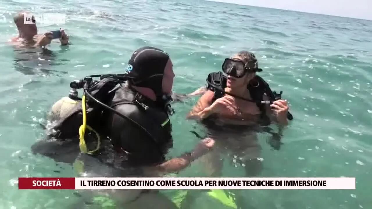 Il Tirreno cosentino come scuola per nuove tecniche di immersione